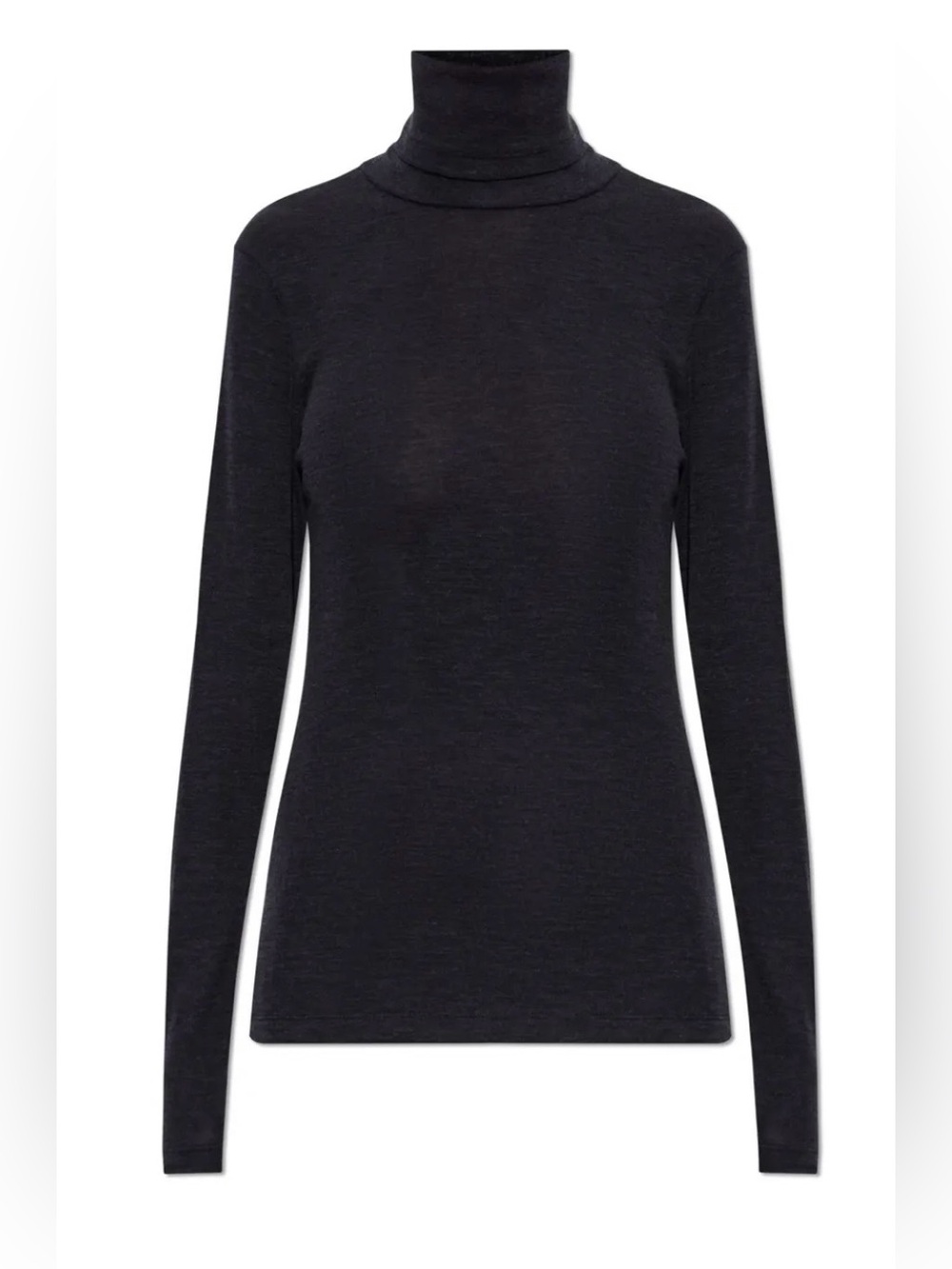 rohe dark navy turtleneck very light weight.  size 40